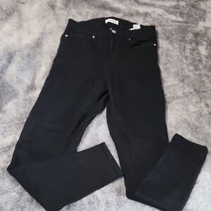Good American Black Stretch Skinny Pants